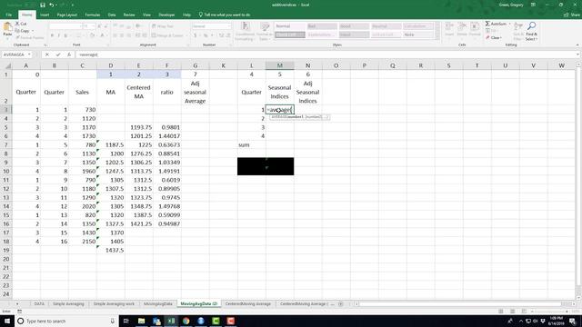 How To Calculate Centered Moving Average In Excel
